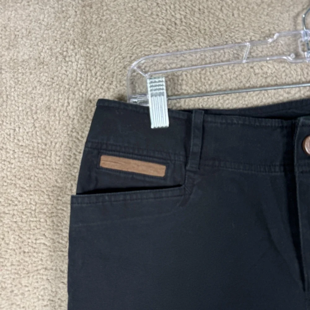 Lauren Ralph Lauren Pants Womens 8P Black Twill Chino Slim Ankle Stretch Pockets
